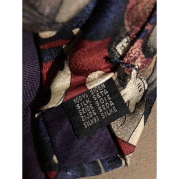 Vtg Disney Mickey Mouse Mens Neck Tie Atlas Design Cartoon 100% Silk Disney & Co - Picture 7 of 8